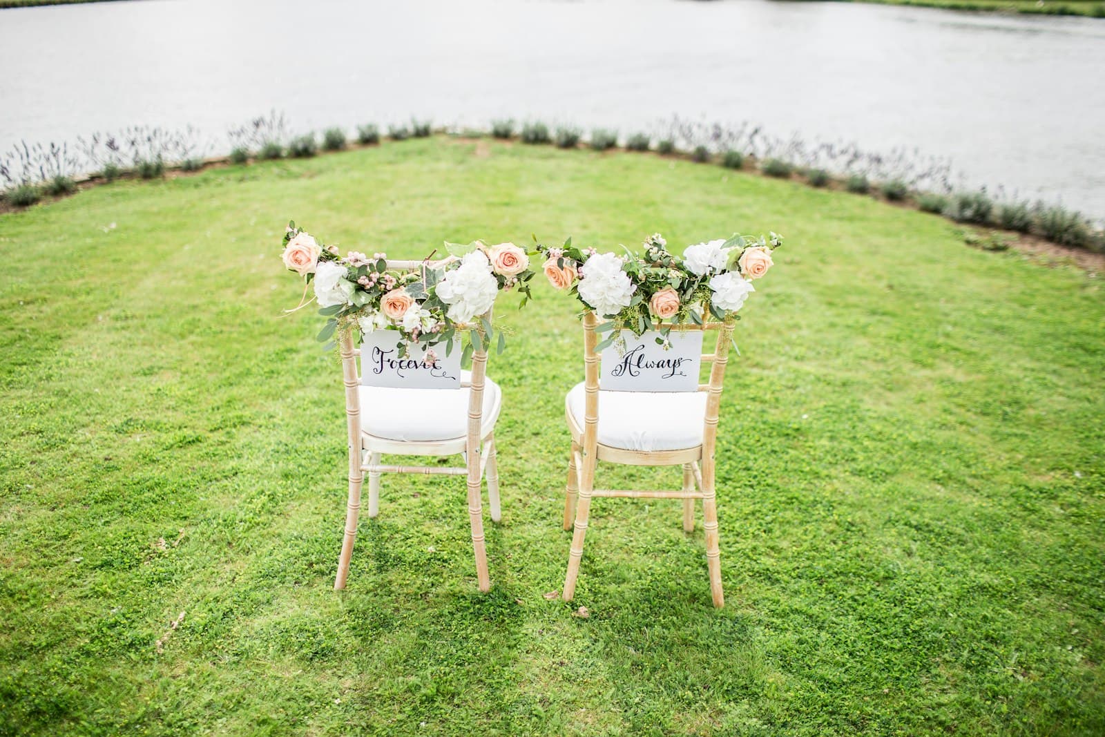 A suite prepared with flowers and candles